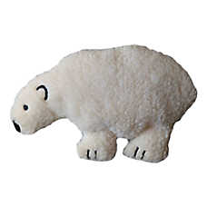 Lola the Polar Bear Wildlife Plush Squeaky Dog Toy