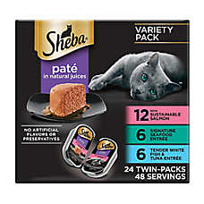 Sheba? Perfect Portions Adult Wet Cat Food - Pate, Variety Pack, 48 CT, 63.4 OZ