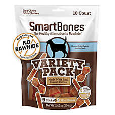 SmartBones Sticks and Bones Variety Pack Dog Treats 12.8 OZ
