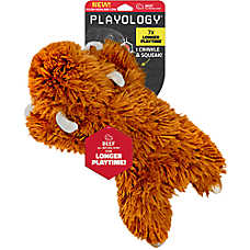 Playology? Highland Cow Plush Squeaker Dog Toy, Beef Scent