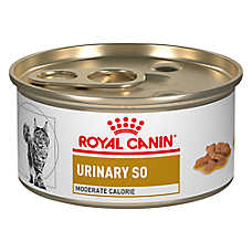 Royal Canin? Veterinary Diet Urinary SO Moderate Calorie Adult Cat Wet Food in Gravy ? 3 oz can