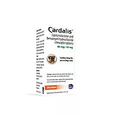 Cardalis (Spironolactone/Benazepril) Chewable Tablets for Dogs - 80mg/10mg, 30 Tablets