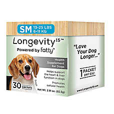 Longevity15 Dog Heath Supplement, Supports Heart & Liver, Multiple Dog Sizes, 30 Count