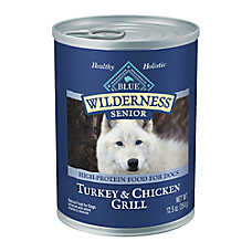Blue Buffalo? Wilderness&trade; Senior Wet Dog Food - Grain Free, Turkey & Chicken