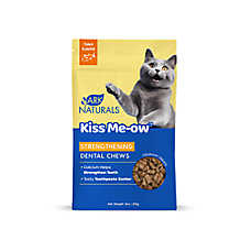 Ark Naturals Kiss Me-ow Strengthening Dental Chews Crunchy Cat Treats - Tuna