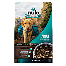 Nulo Raw Medley Adult Dog Food - Kibble Plus Freeze Dried Pieces, Salmon, Sweet Potato & Turkey