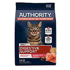 Authority Digestive Support Adult Cat Food - Gut Health, Salmon & Rice Formula
