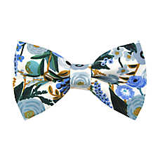 Made By Cleo? Indigo Garden Floral Cat Bow Tie