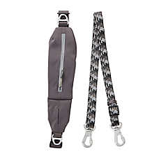 Arcadia Trail? Hands-Free Running Dog Leash, Adjustable, Water-Resistant Waist Pouch, 5' Long