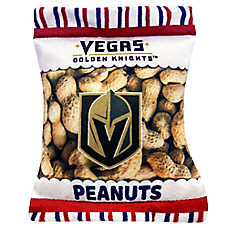 Pets First Las Vegas Golden Knights Plush Peanut Bag Dog Toy