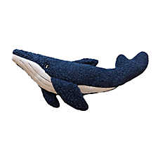 Barker's Bowtique Wildlife Winston The Blue Whale Dog Toy