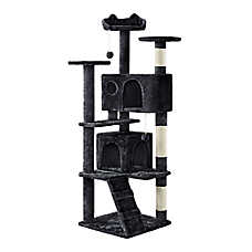 Yaheetech 61.5-in Multi-Level Cat Tree with 2 Condos and 3 Perches