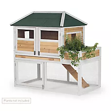 Prevue Pet Products Chicken & Duck Coop with Herb Planter - Backyard Chicken Coop