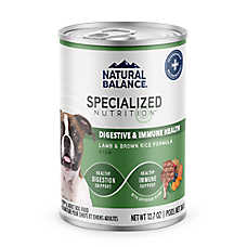 Natural Balance Specialized Nutrition Digestive & Immune Health Adult Wet Dog Food - Lamb & Rice
