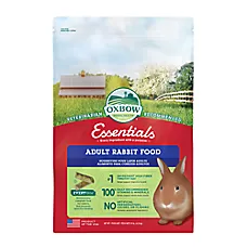 Oxbow Essentials Adult Rabbit Food Pellets - Vitamin & Mineral Rich Diet for Adult Rabbits 5-25 Lbs