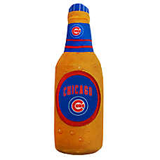 Pets First Chicago Cubs Plush Bottle Dog Toy