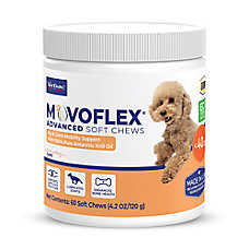 Virbac MOVOFLEX Dog Joint Soft Chews for Small, Medium & Large Breeds, 60 Count