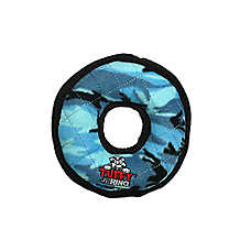 TUFFY? JR Ring Blue Camo Dog Toy
