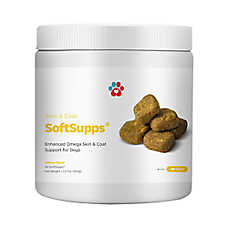 Pet Parents? Skin & Coat SoftSupps? Dog Enhanced Omega Skin & Coat Supplement, Salmon Flavor, 90ct