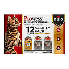 Nulo Prowess All-In-One Essentials All Life Stages Wet Cat Food - Natural, Variety Pack, 12 Count