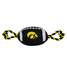 Iowa Hawkeyes NCAA Football Rope Dog Toy