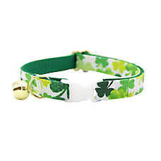 Made By Cleo? St. Patrick's Day Shamrock Spirit Breakaway Cat Collar