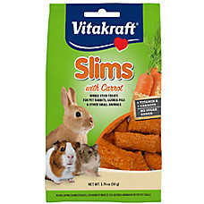Vitakraft? Slims Nibble Stick - Carrot Treat - Vitamin A - Rabbits, Guinea Pigs, and Small Pets