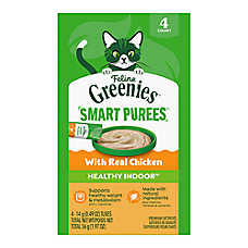 Greenies&trade; Smart Purees&trade; Lickable Cat Treat - Healthy Indoor&trade;, 4 Ct, 1.97 Oz