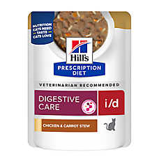 Hill's Prescription Diet i/d Digestive Care All Life Stages Wet Cat Food - Chicken & Carrot