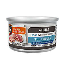 Simply Nourish Adult Wet Cat Food - Tender Morsels in Broth, 3 Oz