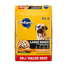 Pedigree Adult Large Breed Dry Dog Food - Roasted Chicken, Rice & Vegetable Flavor