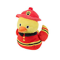 Joyhound? Duckies Plush Firemen Dog Toy