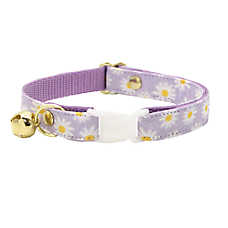 Made By Cleo? Daisies Purple Floral Breakaway Cat Collar