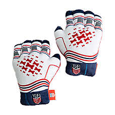 U.S. Soccer Gloves Plush Dog Toy