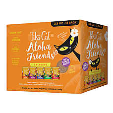 Tiki Cat? Aloha Friends&trade; Wet Cat Food - Non-GMO, Grain & Potato Free, Variety Pack, 12ct