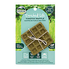 Oxbow Enriched Life Waffle Small Pet Timothy Hay Chew Toy