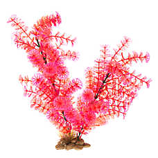 Top Fin? Artificial Flowering Aquarium Plant - Fish Tank Plant Decor - 16 in