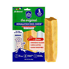 Himalayan Chews Dog Yak Chew Yak Cheese Bacon Flavor Dog Treat