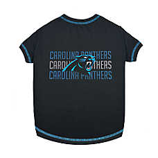 Pets First Carolina Panthers Stripe Tee
