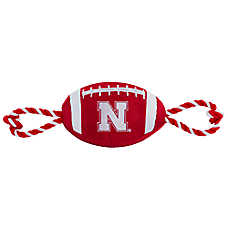 Pets First University of Nebraska Football Rope Dog Toy