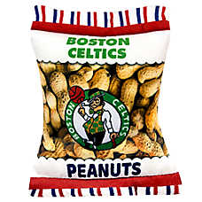 Pets First Boston Celtics Plush Peanut Bag Dog Toy