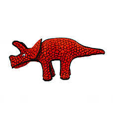 TUFFY? Dinosaur Triceratops Red Dog Toy