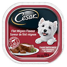 Cesar Entr��es Classic Loaf in Sauce Adult Dog Wet Food - Filet Mignon