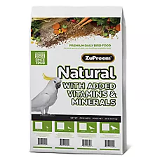 ZuPreem® Natural Large Bird Food - Daily Diet - Vitamins & Minerals