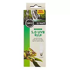 Thrive Tropical 5.0 UVB Bulb - Reptile UVB Lighting - 13-23W