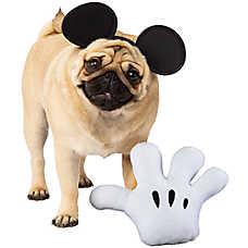 Rubie's Pet Shop Halloween Mickey Mouse Dog Headpiece & Toy Bundle