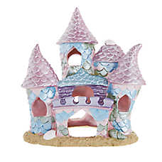 Top Fin? Mermaid Castle Aquarium Ornament - Fish Tank Decor - Medium