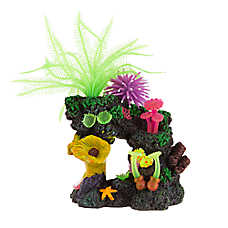 Top Fin? Movable Coral Swim-Thru Aquarium Ornament