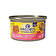 Wellness? Complete Health Adult Cat Wet Food - Natural, Grain Free, Grilled, 3 Oz