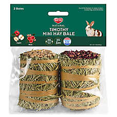 KAYTEE? Timothy Hay Mini Bales - High Fiber - Digestive Health - 2 Count